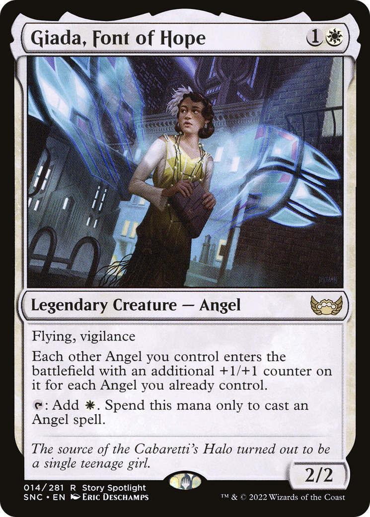 Giada, Font of Hope (SNC-014) - Streets of New Capenna Foil