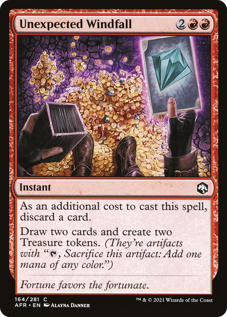 Unexpected Windfall (AFR-164) - Adventures in the Forgotten Realms Foil