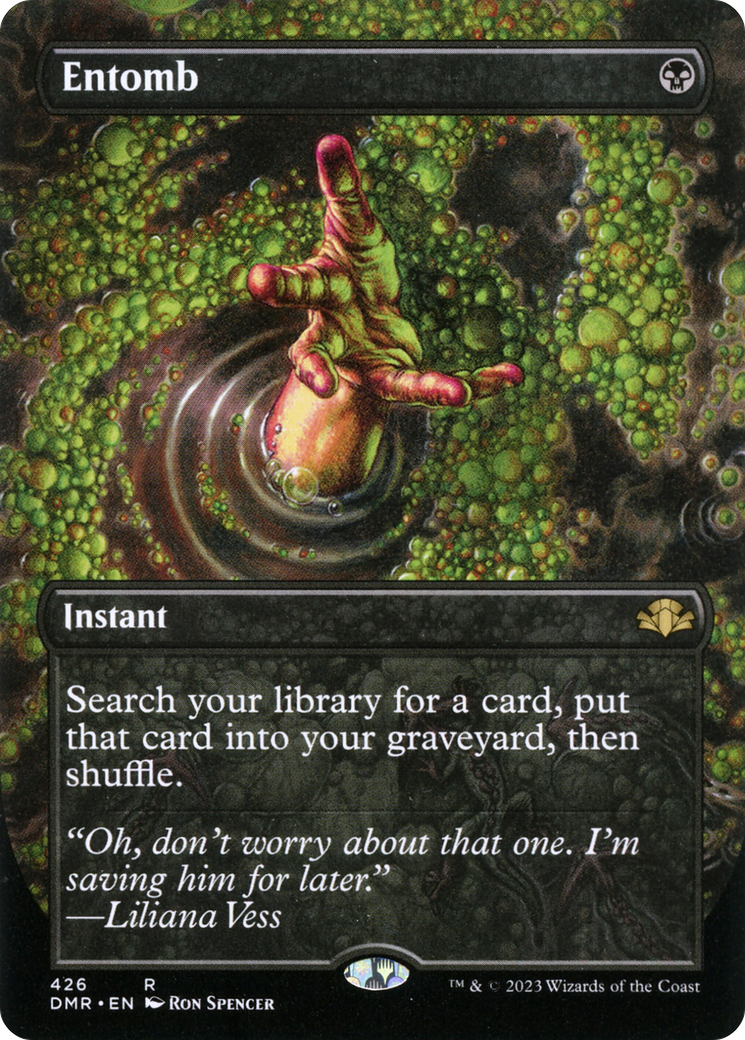Entomb (Borderless) (DMR-426) - Dominaria Remastered (Borderless)
