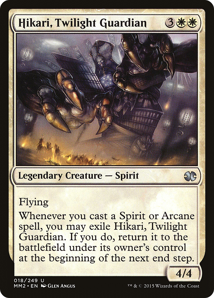 Hikari, Twilight Guardian (MM2-018) - Modern Masters 2015 Foil