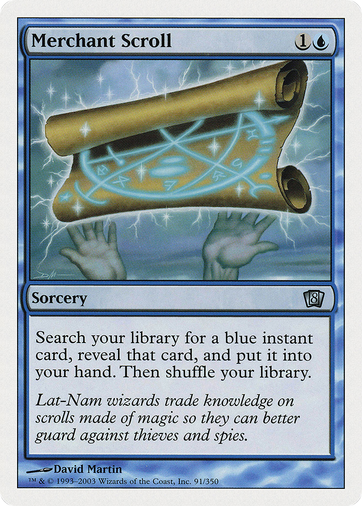 Merchant Scroll (8ED-091) - 8th Edition Foil