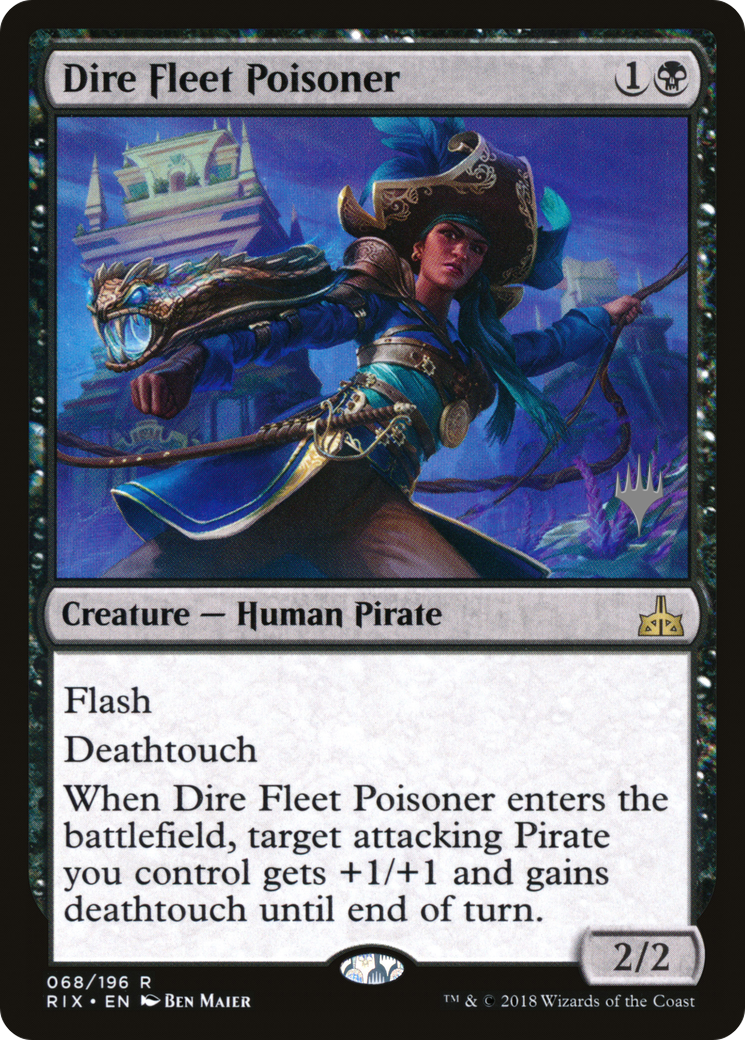Dire Fleet Poisoner (PPM20-068) - Rivals of Ixalan Promos Foil