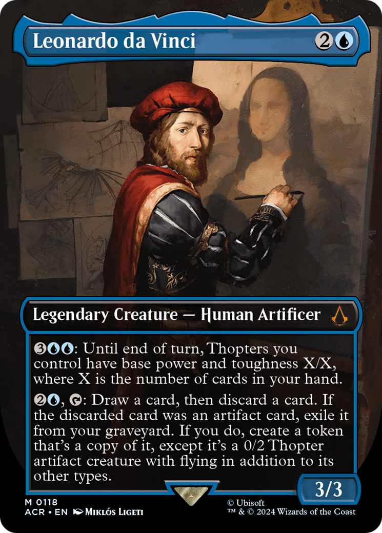 Leonardo da Vinci (Borderless) (ACR-118) - Assassin's Creed (Borderless)