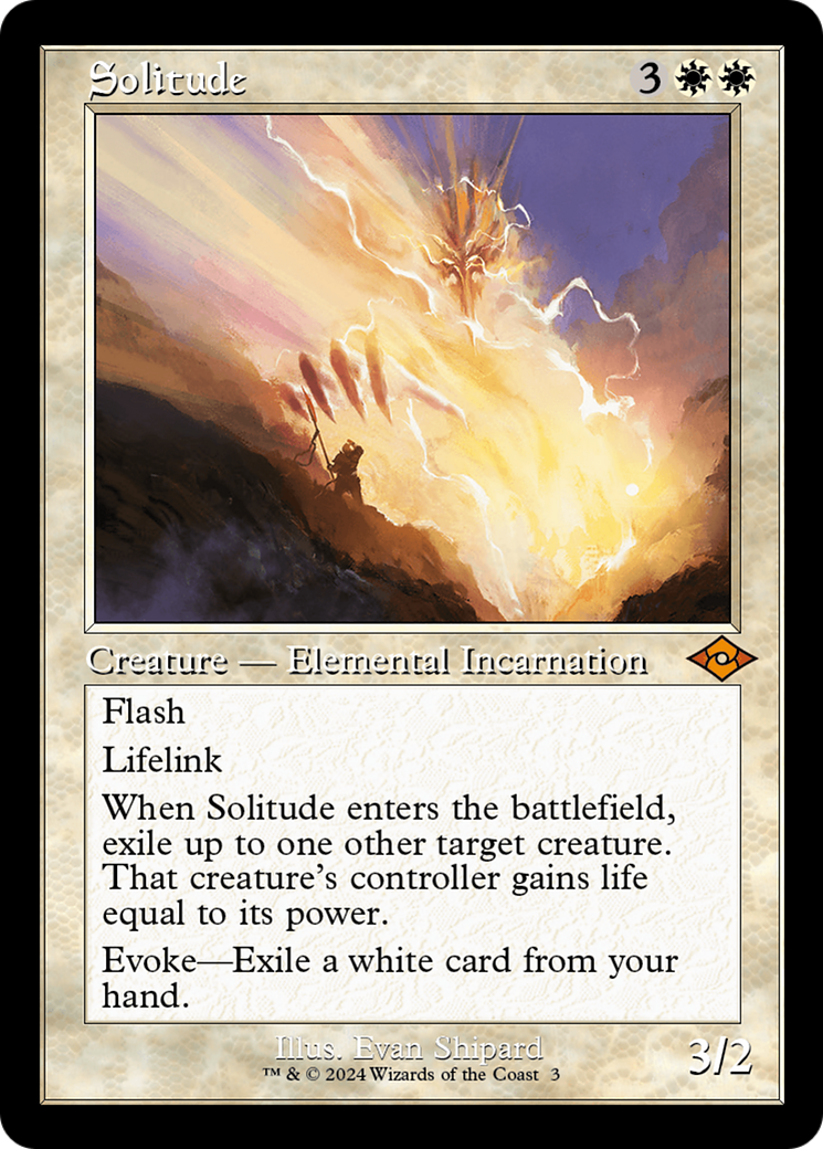 Solitude (Retro Frame) (MH2-003) - Modern Horizons 2 Timeshifts