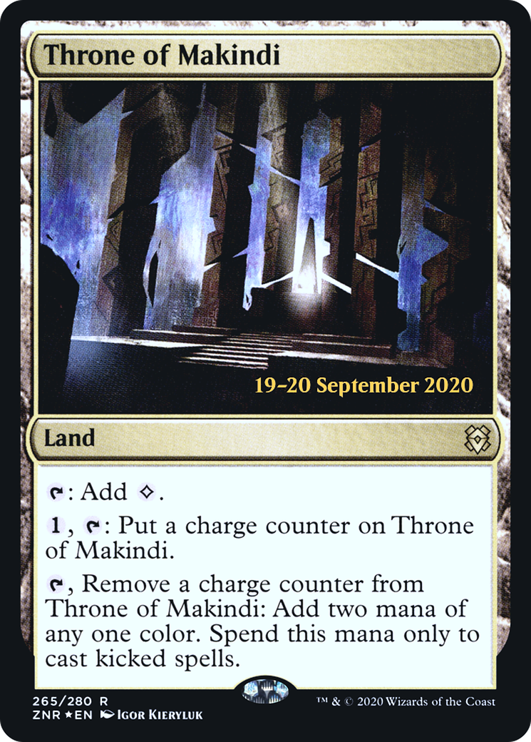 Throne of Makindi (PRE-265) - Zendikar Rising Promos Foil