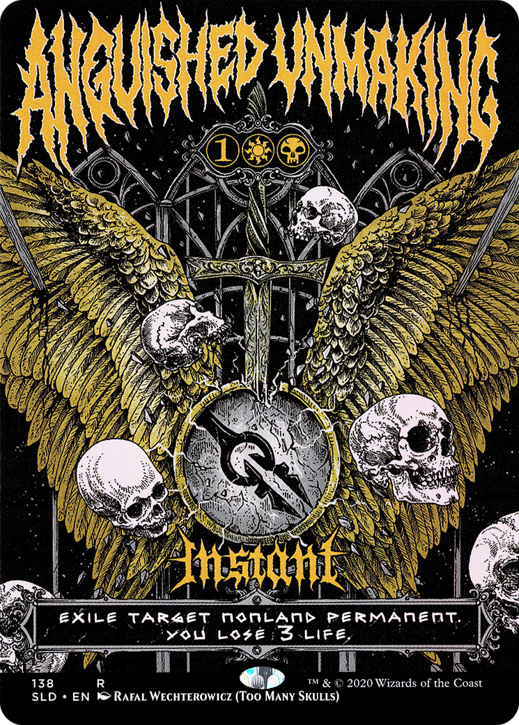 Anguished Unmaking (SLD-138) - Secret Lair Drop (Borderless)