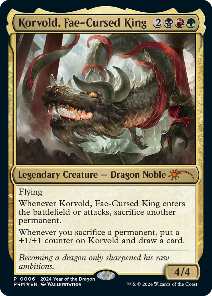 Korvold, Fae-Cursed King (Year of the Dragon 2024) (SSP-006) - Year of the Dragon 2024 Foil