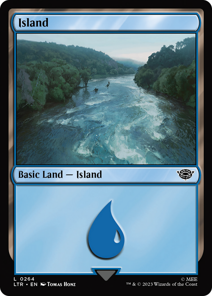 Island (0264) (LTR-264) - The Lord of the Rings: Tales of Middle-earth Foil