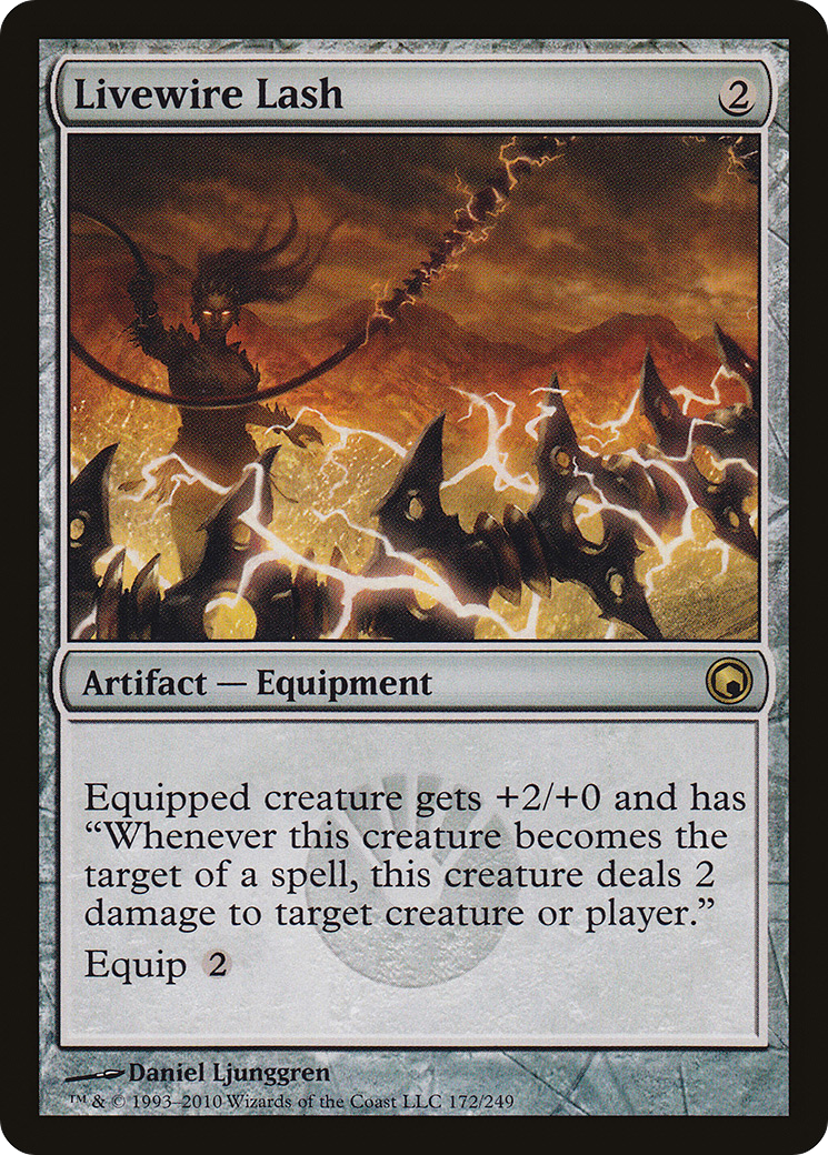 Livewire Lash (SOM-172) - Scars of Mirrodin Foil