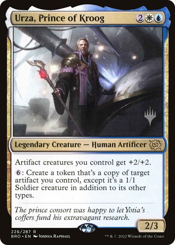 Urza, Prince of Kroog (PPBRO-226) - The Brothers' War Promos