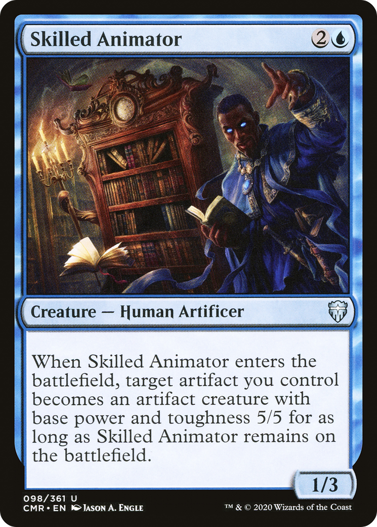 Skilled Animator (CMR-098) - Commander Legends Foil