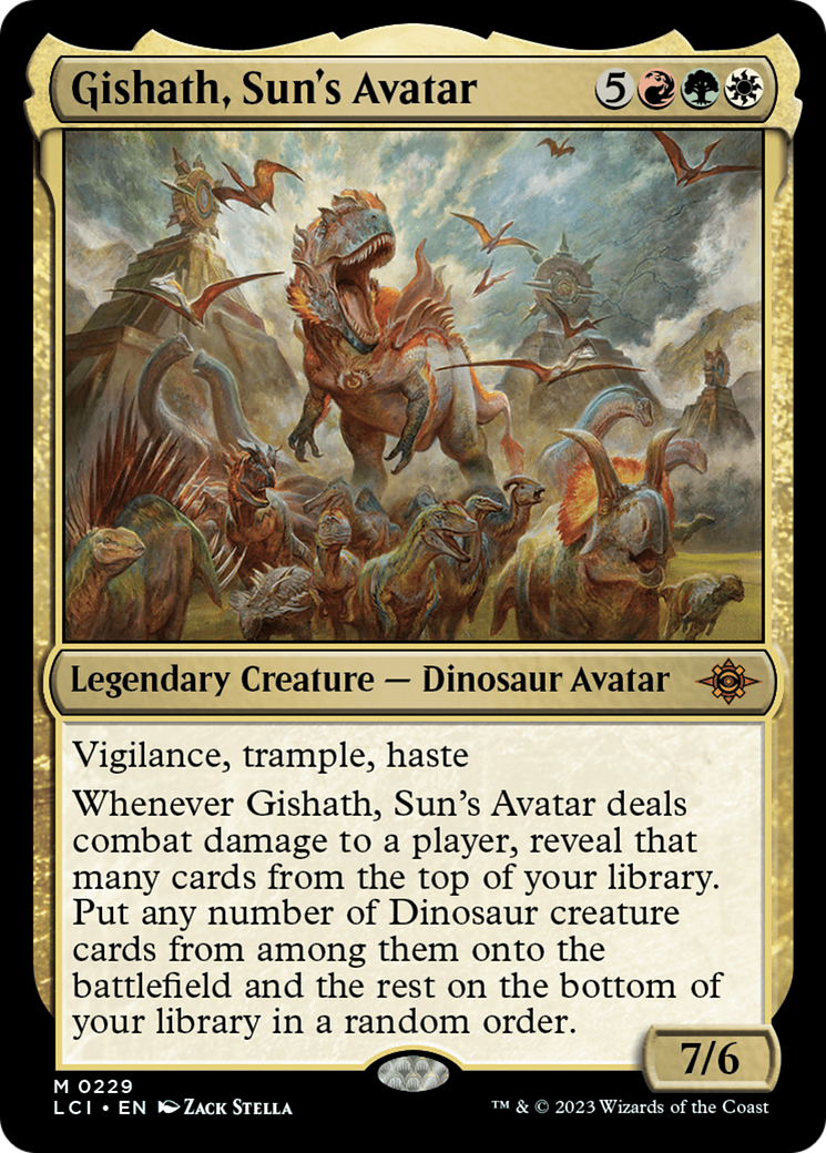 Gishath, Sun's Avatar (LCI-229) - The Lost Caverns of Ixalan