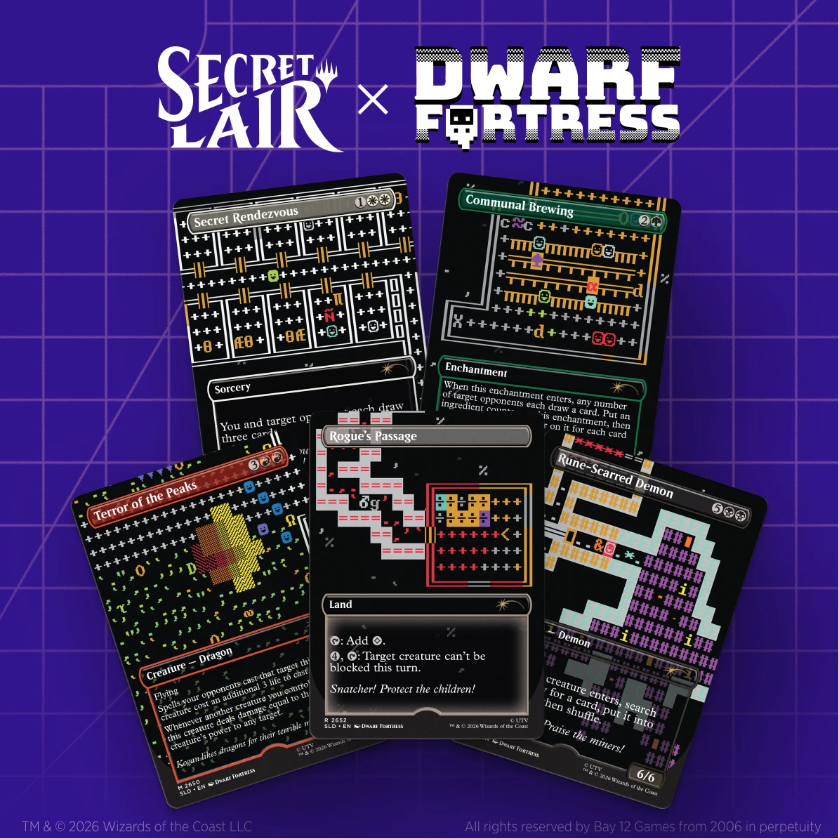 Secret Lair Drop: Secret Lair x Dwarf Fortress: Create New World Non-Foil Edition
