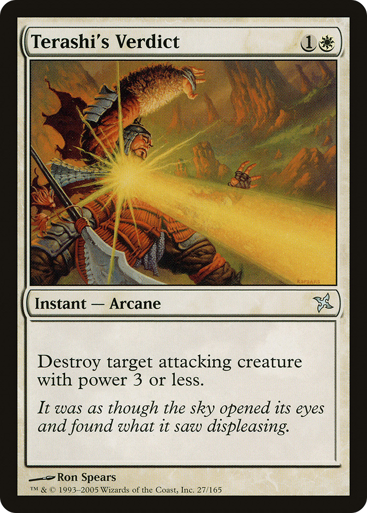 Terashi's Verdict (BOK-027) - Betrayers of Kamigawa Foil