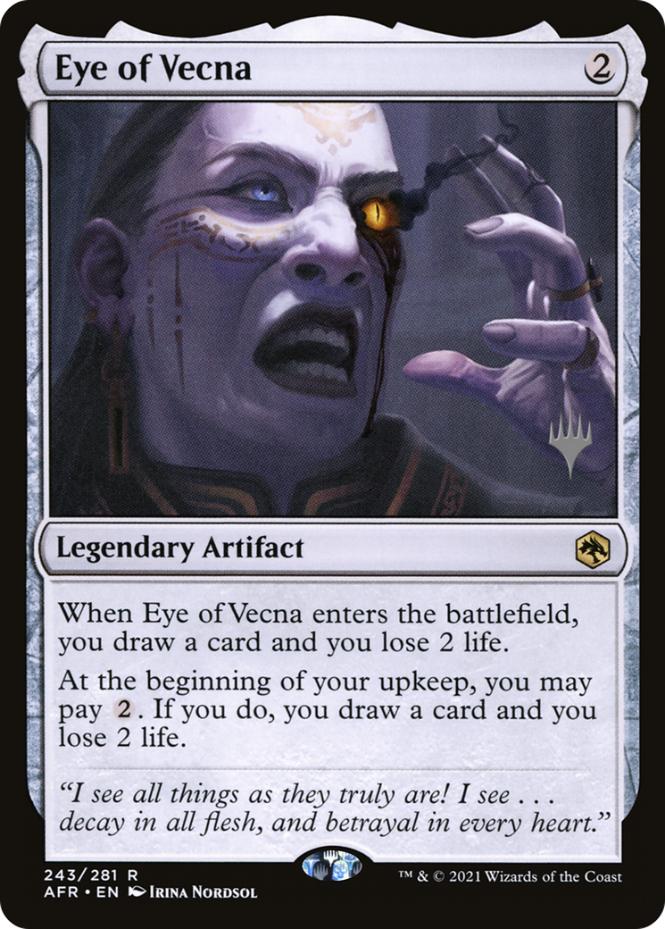 Eye of Vecna (PPAFR-243) - Adventures in the Forgotten Realms Promos Foil