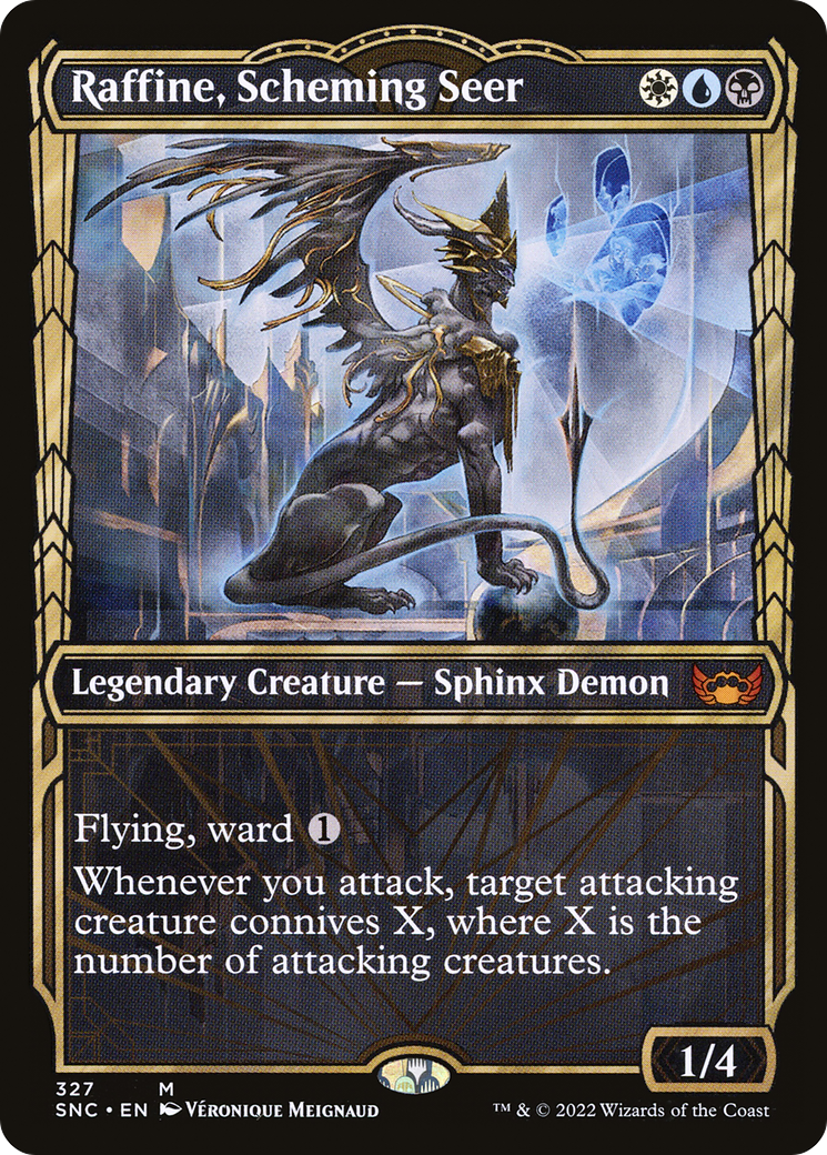 Raffine, Scheming Seer (Showcase) (SNC-327) - Streets of New Capenna: (Showcase)