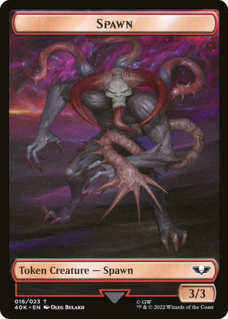 Spawn (T40K-016) - Warhammer 40,000 Tokens