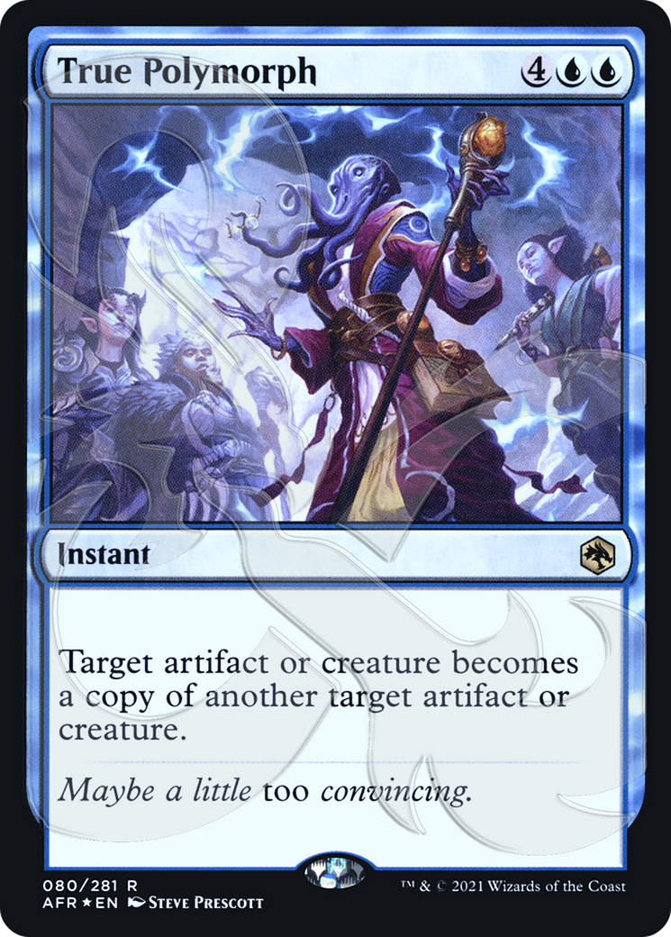 True Polymorph (AFR&-080) - Adventures in the Forgotten Realms Promos Foil
