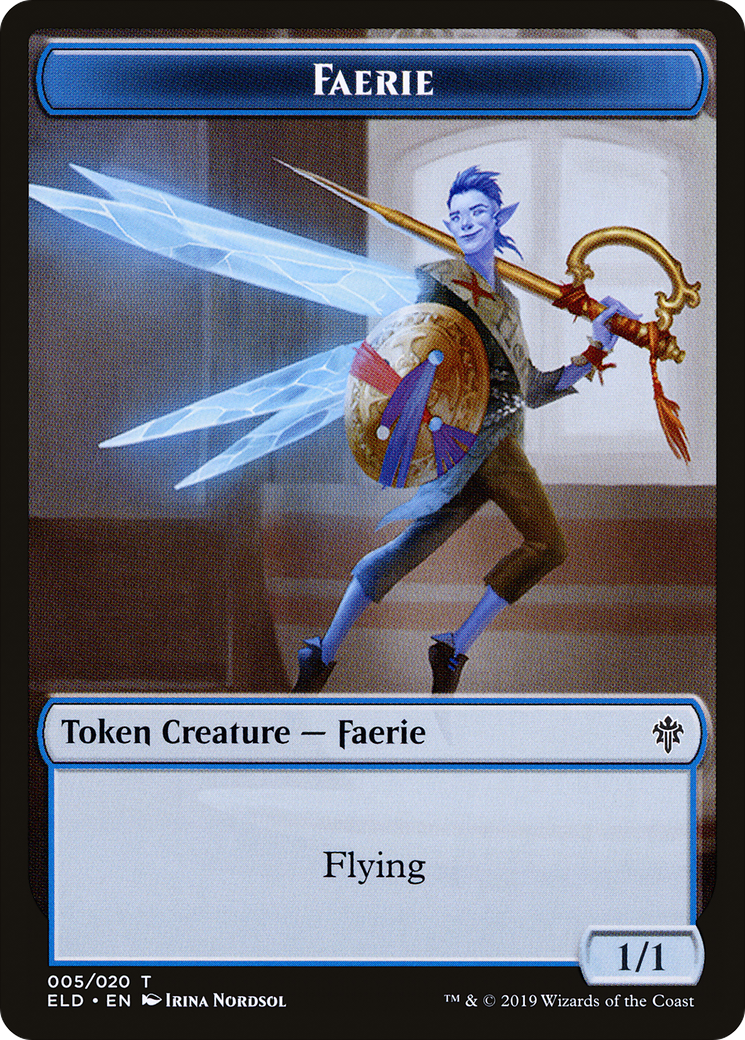 Faerie (TELD-005) - Throne of Eldraine Tokens Foil