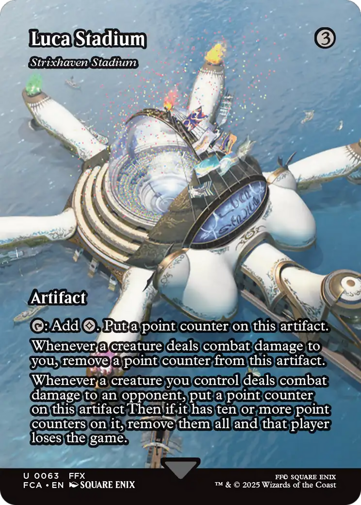Luka Stadium - Strixhaven Stadium (Showcase) (Misprint) (FCA-063) - FINAL FANTASY: Through the Ages / Luca Stadium (Borderless) Foil