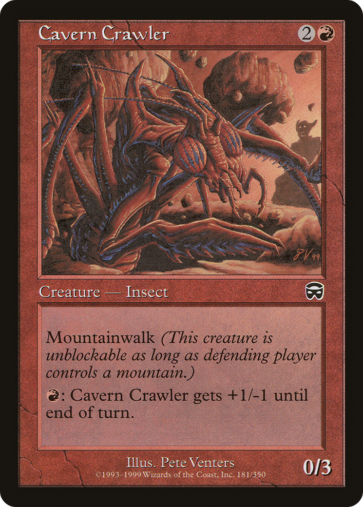 Cavern Crawler (MMQ-181) - Mercadian Masques Foil