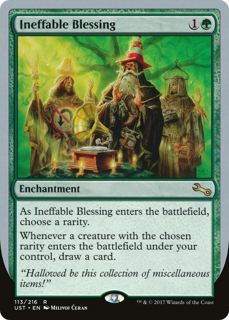 Ineffable Blessing (D) (UST-113) - Unstable Foil