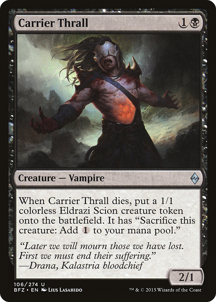 Carrier Thrall (BFZ-106) - Battle for Zendikar Foil