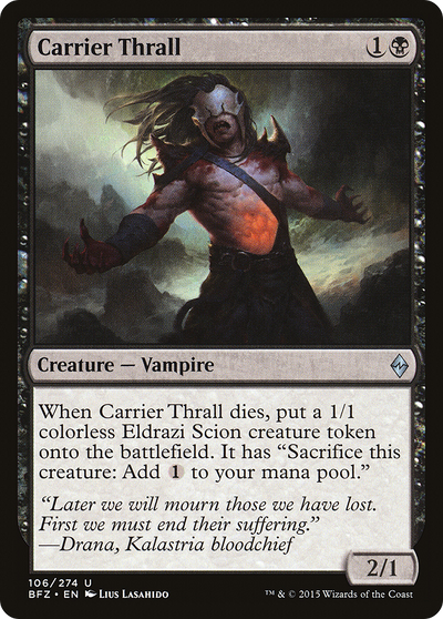 Carrier Thrall (BFZ-106) - Battle for Zendikar Foil