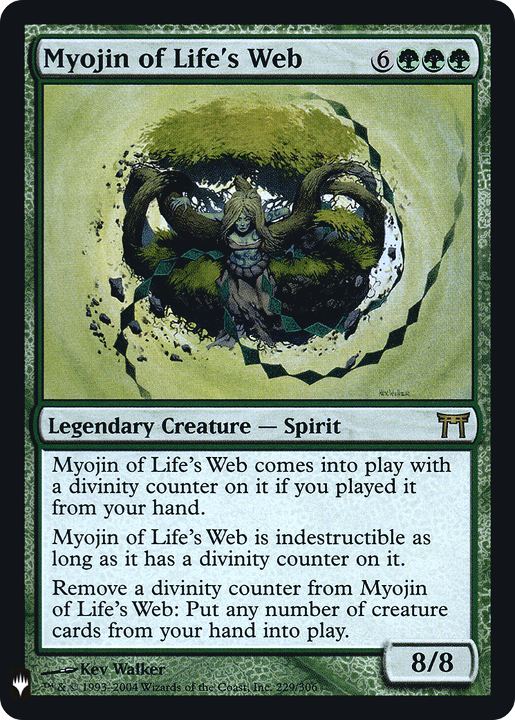 Myojin of Life's Web (LIST-229) - The List Foil