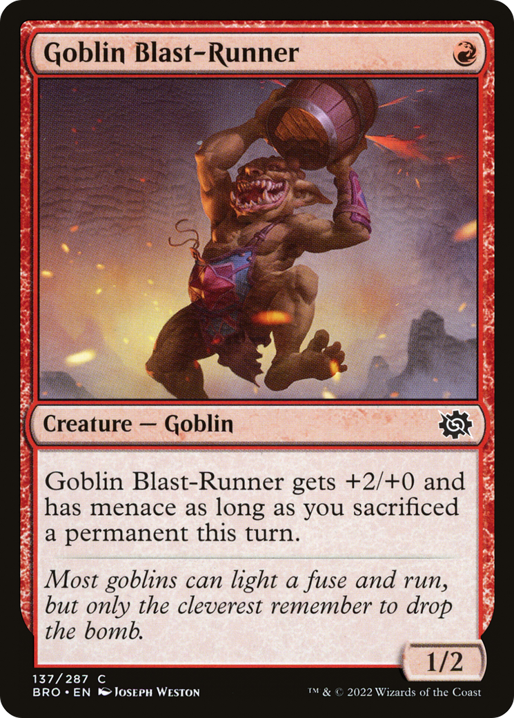 Goblin Blast-Runner [The Brothers' War]