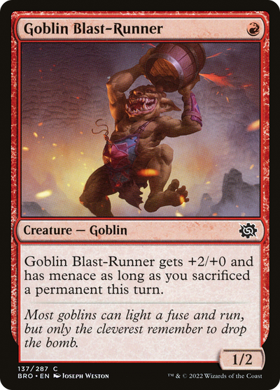 Goblin Blast-Runner [The Brothers' War]
