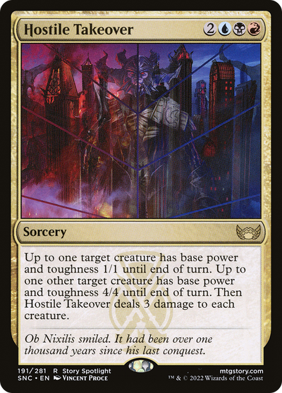 Hostile Takeover (SNC-191) - Streets of New Capenna