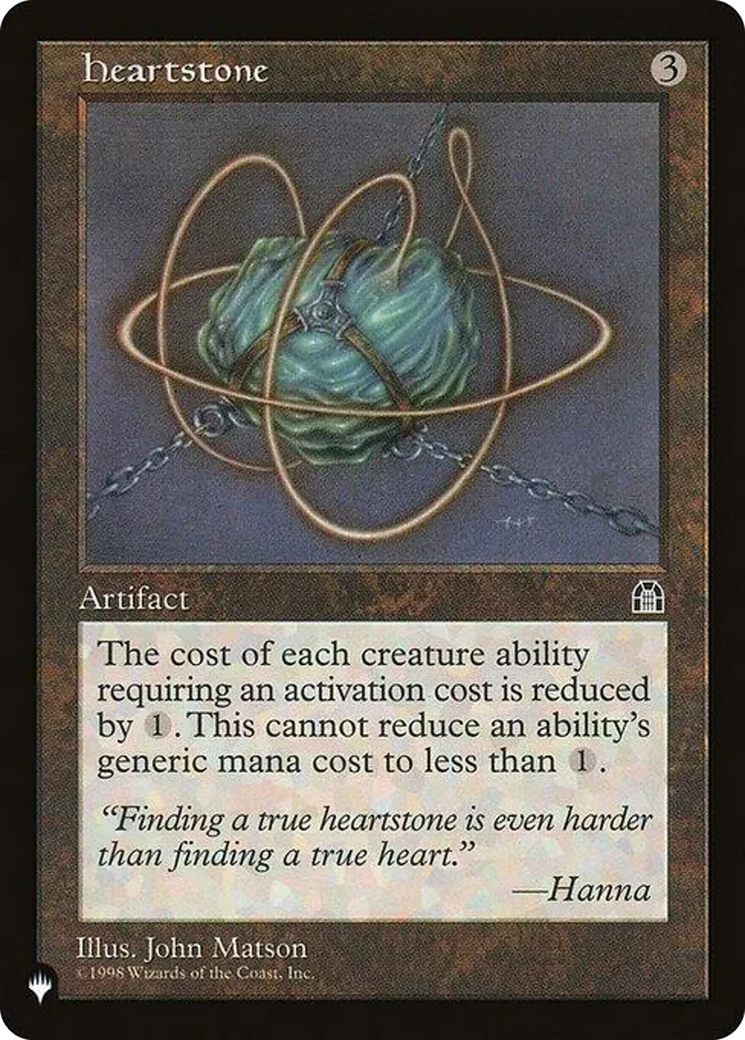 Heartstone (LIST-) - The List