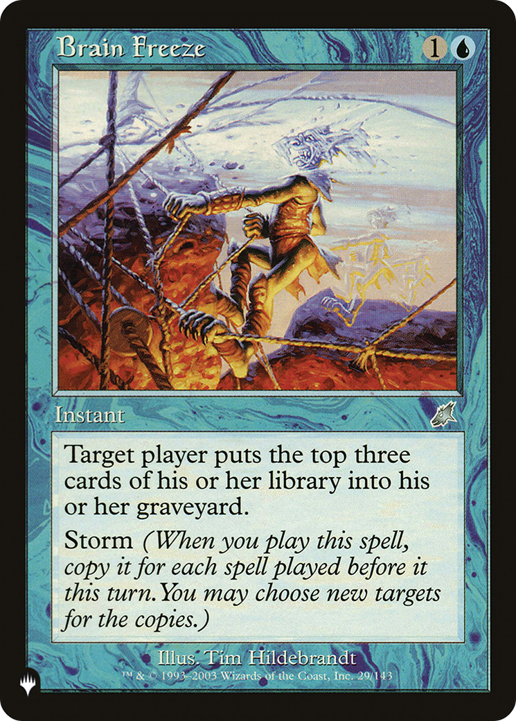 Brain Freeze (LIST-29/143) - The List