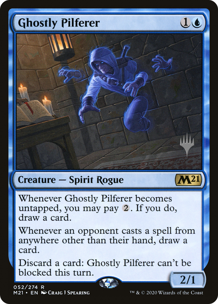 Ghostly Pilferer (PPM21-52P) - Core Set 2021 Promos Foil