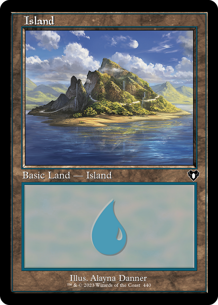 Island (440) (Retro Frame) (CMM-440) - Commander Masters