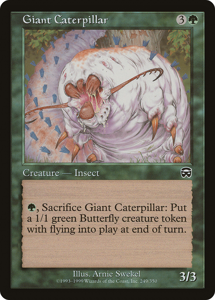Giant Caterpillar (MMQ-249) - Mercadian Masques Foil