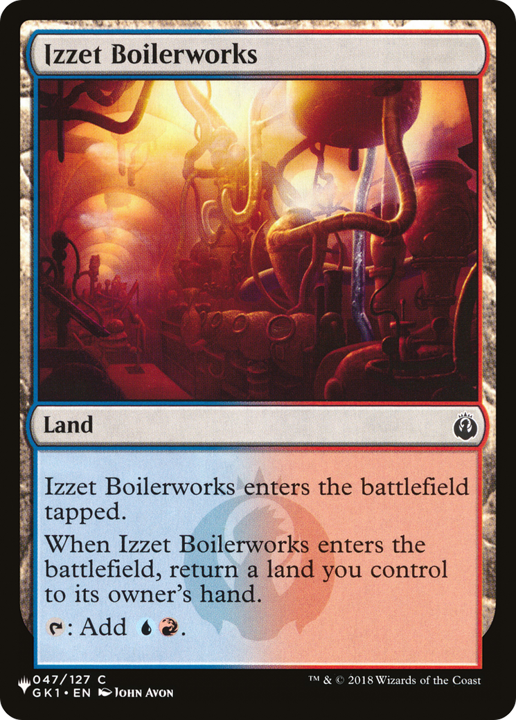 Izzet Boilerworks (GK1) (LIST-047/127) - The List