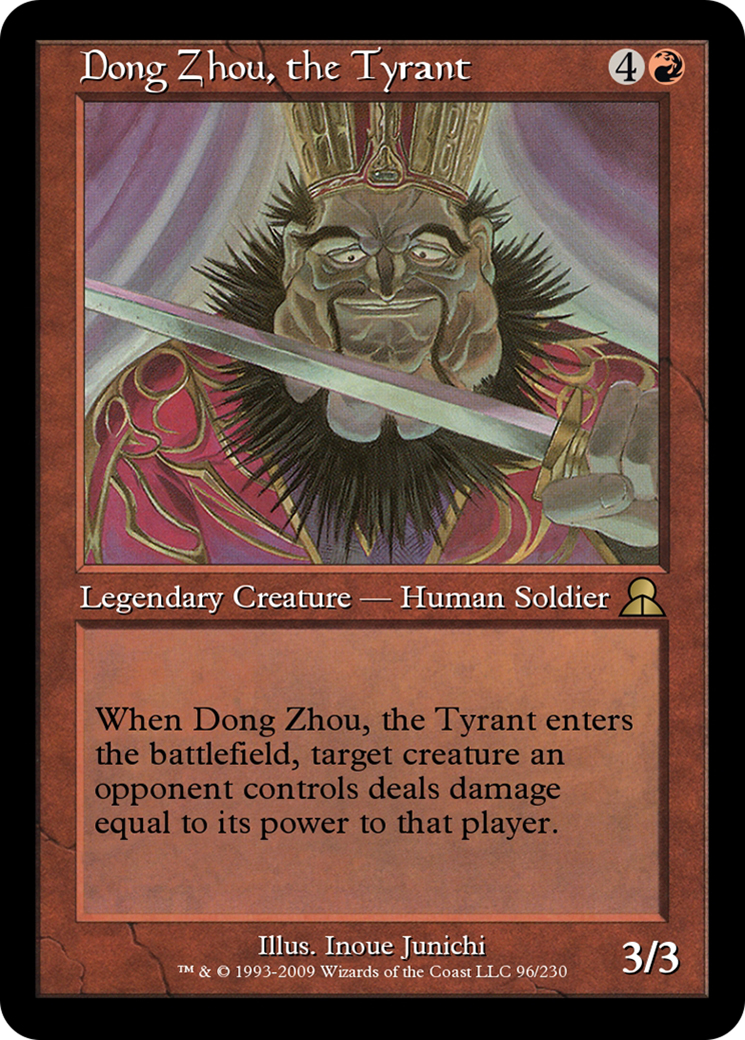 Dong Zhou, the Tyrant (ME3-096) - Masters Edition III