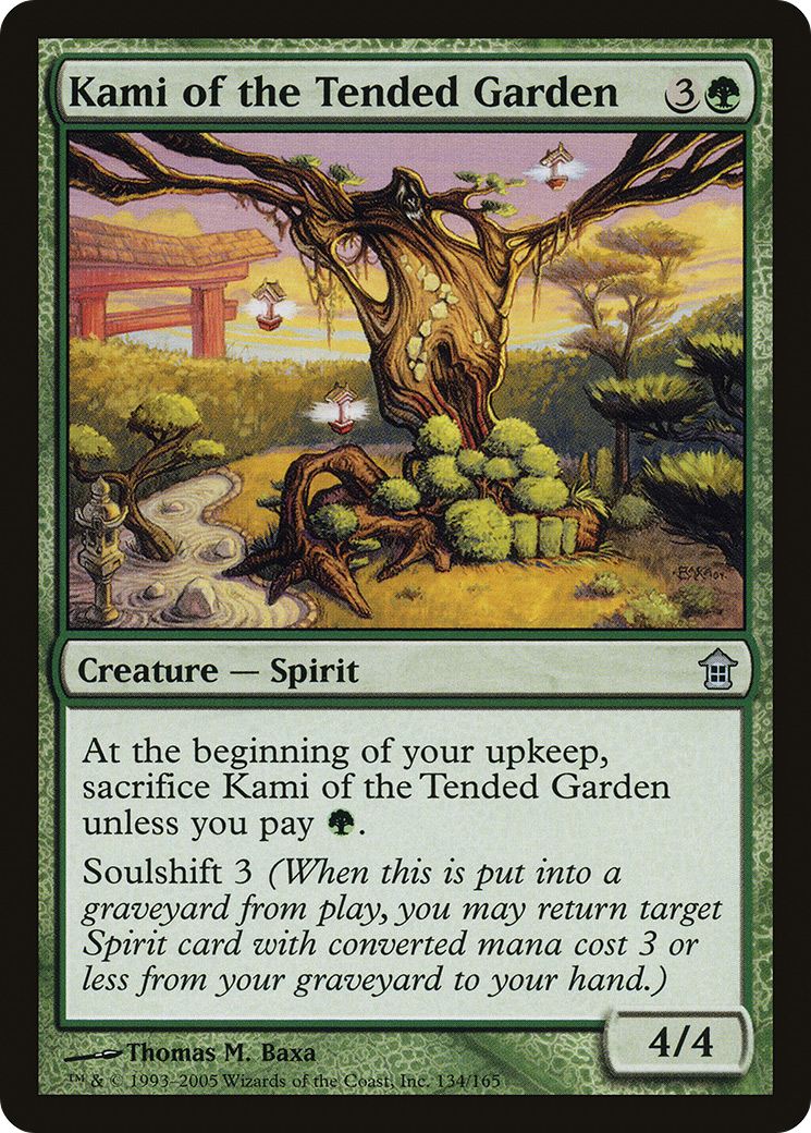 Kami of the Tended Garden (SOK-134) - Saviors of Kamigawa Foil