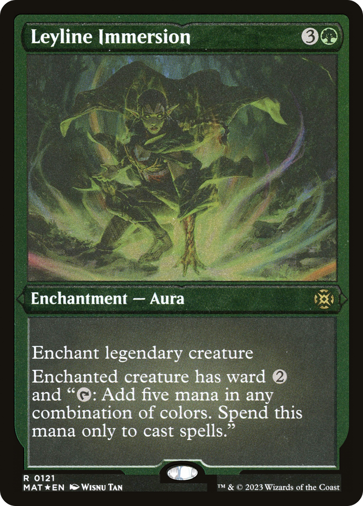 Leyline Immersion (MAT-121) - March of the Machine: The Aftermath Etched Foil