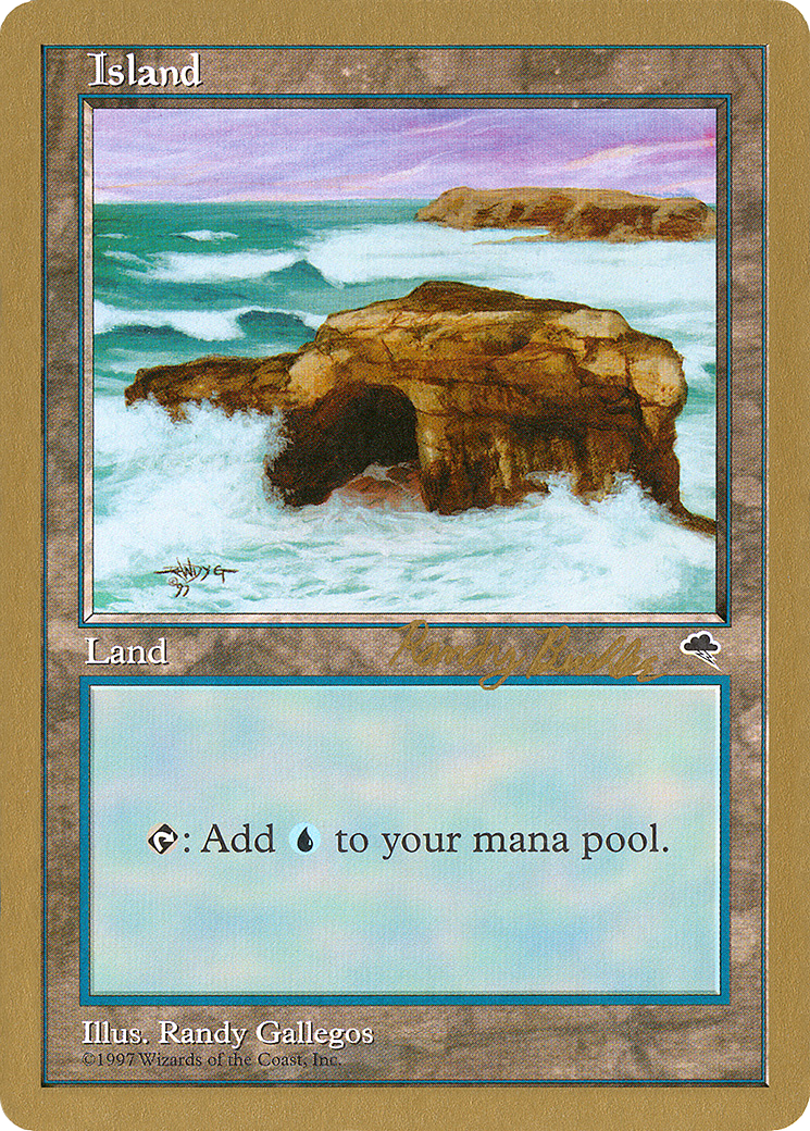 Island (Crashing Waves) - 1998 Randy Buehler (TMP) (WCD-) - World Championship Decks 1998