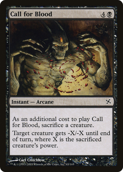Call for Blood (BOK-063) - Betrayers of Kamigawa