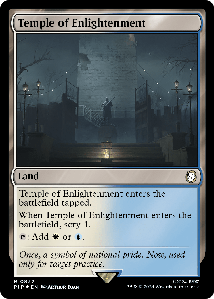 Temple of Enlightenment (Surge Foil) (PIP-832) - Fallout Foil