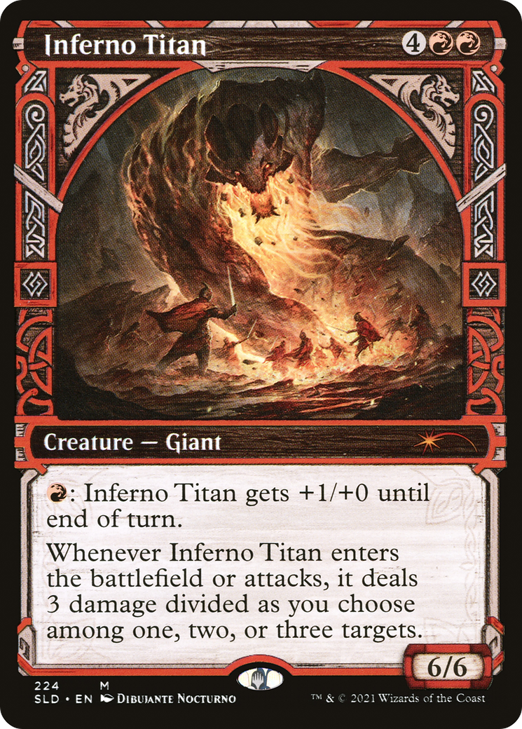 Inferno Titan (SLD-224) - Secret Lair Drop: (Showcase) Foil