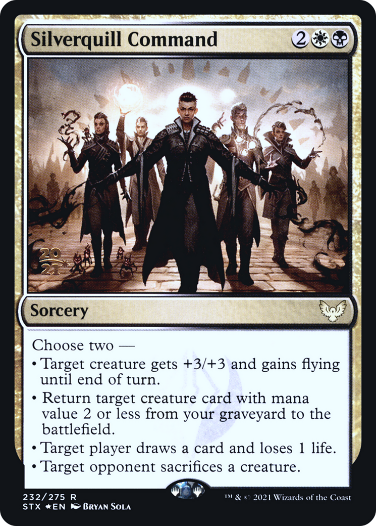 Silverquill Command (PRE-232) - Strixhaven: School of Mages Promos Foil