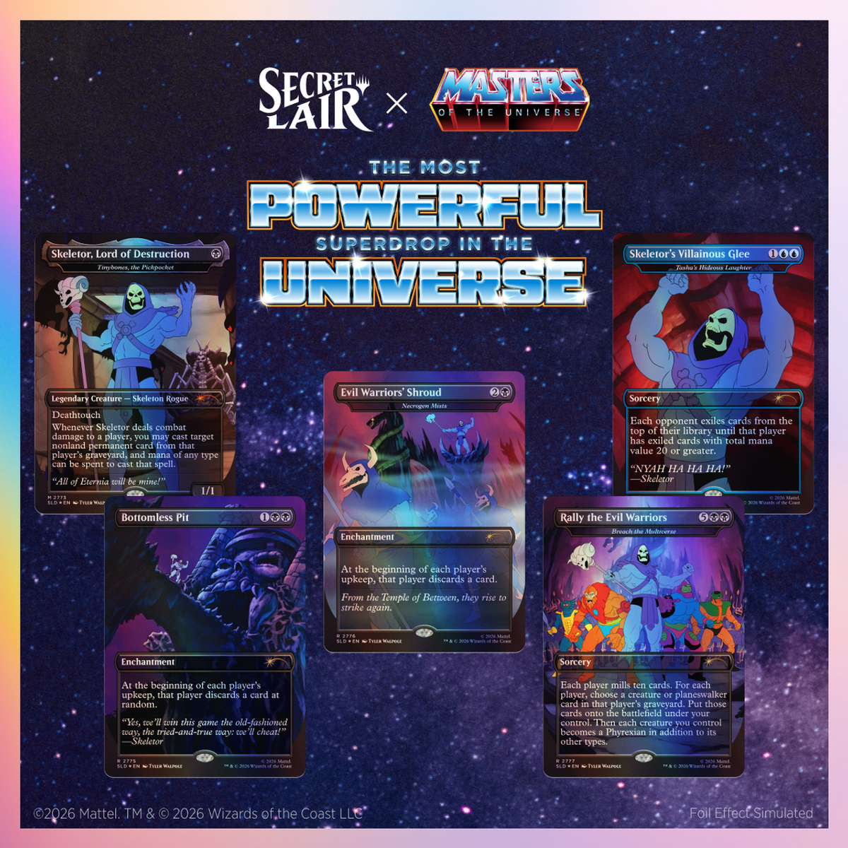 Secret Lair x Masters of the Universe™: Nyah-ha-ha! Foil Edition
