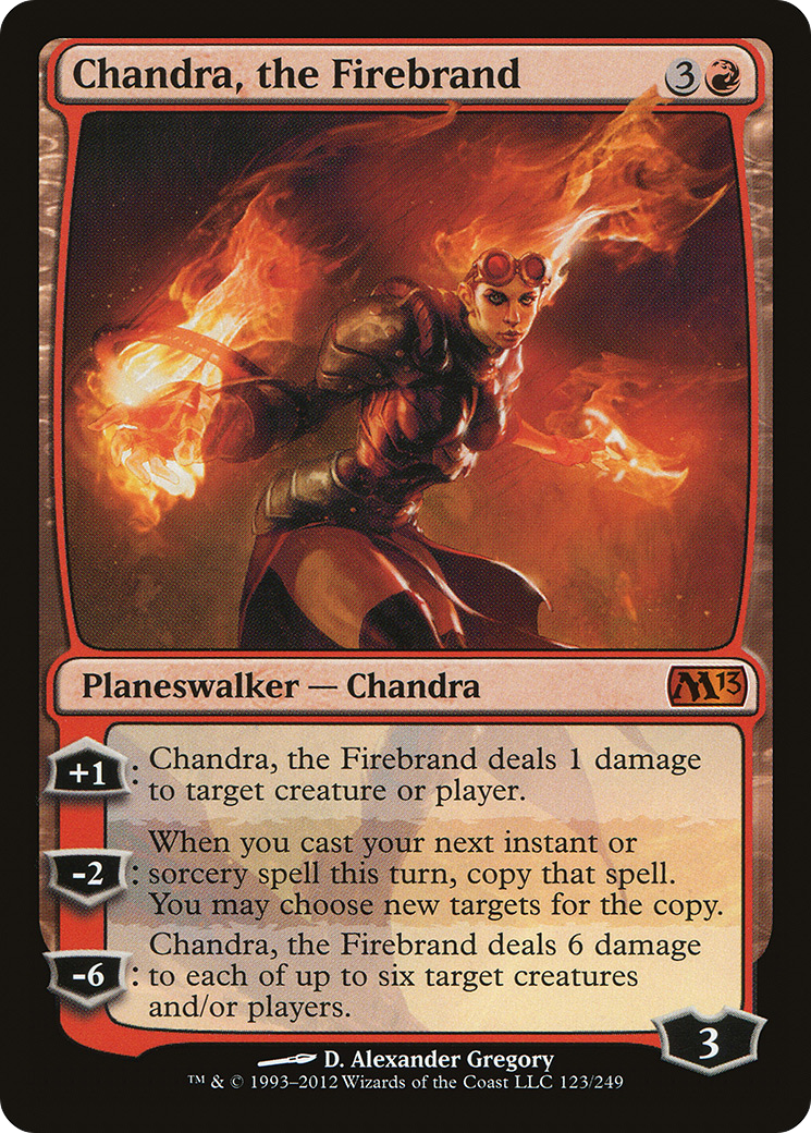 Chandra, the Firebrand (M13-123) - Magic 2013 Foil