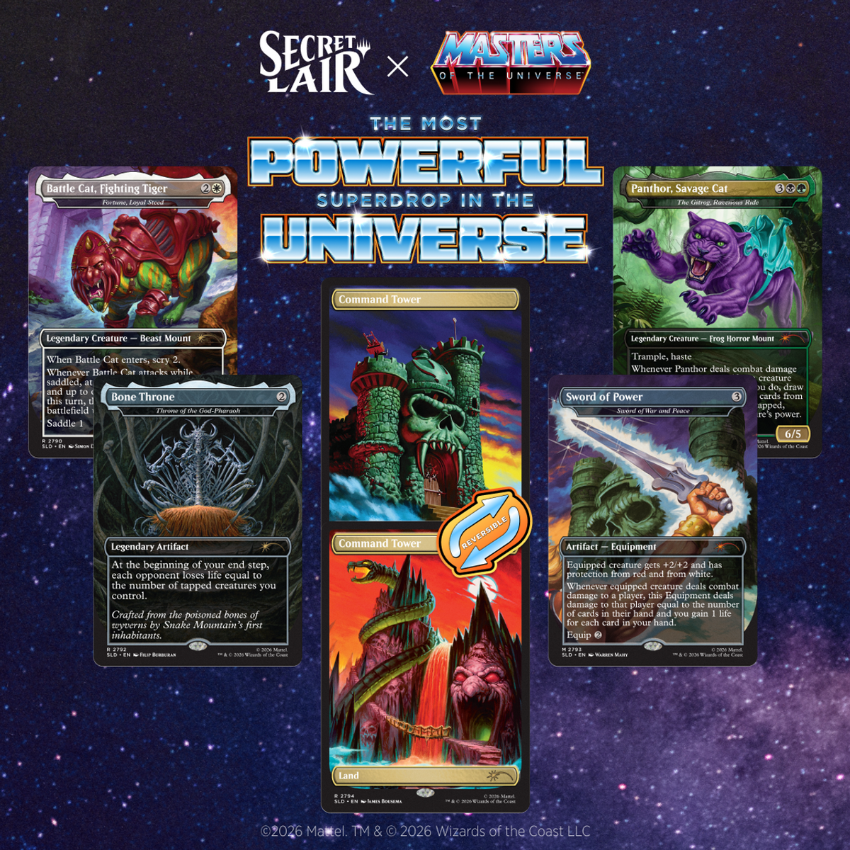 Secret Lair x Masters of the Universe™: Sold Separately Non-Foil Edition