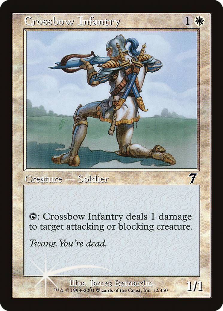 Crossbow Infantry (7ED-012) - 7th Edition Foil